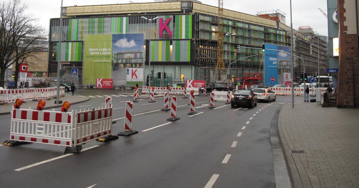 Die Mall in Kaiserslautern vor der Eröffnung (Quelle: Andreas Erb)