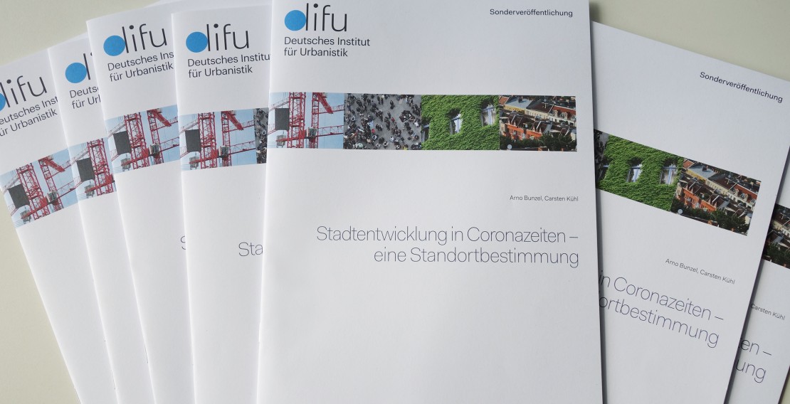 Die Difu-Studie gibt eine aktuelle Standortbestimmung zur Stadtentwicklung in Coronazeiten. (Quelle: Difu)