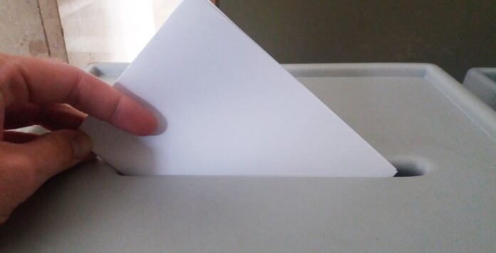 Wahlzettel (Quelle: Stadt Neu-Ulm)