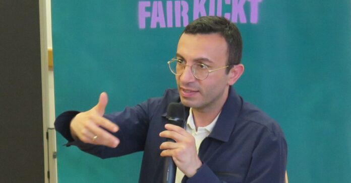 Spricht über Nachhaltigkeit und Sport in der Stadt: Frankfurts Oberbürgermeister Mike Josef. (Quelle: Andreas Erb)