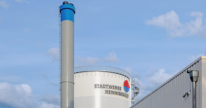 Der Wärmespeicher der Stadtwerke Hennigsdorf (Bild: Stadtwerke Hennigsdorf)